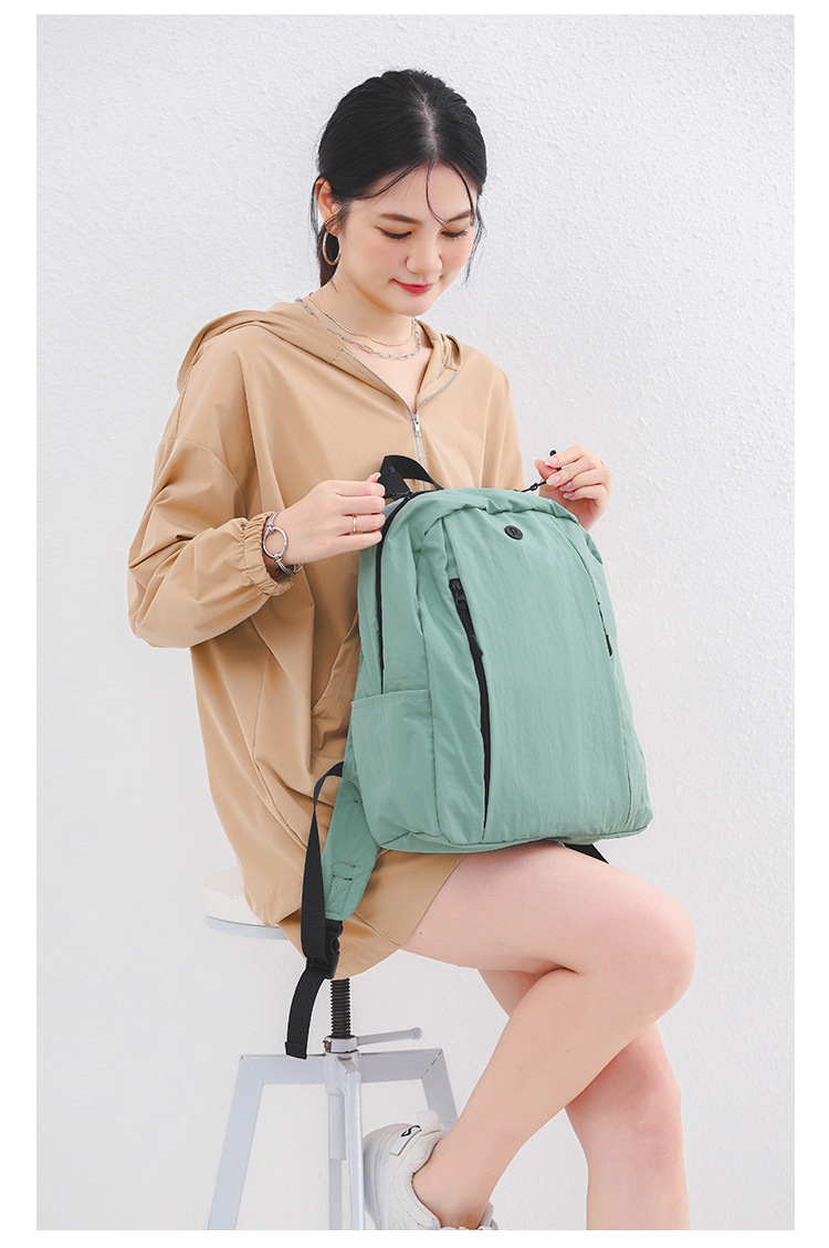 跨境直供亚马逊热销女包 日系尼龙布双肩包 户外休闲百搭通勤背包详情14