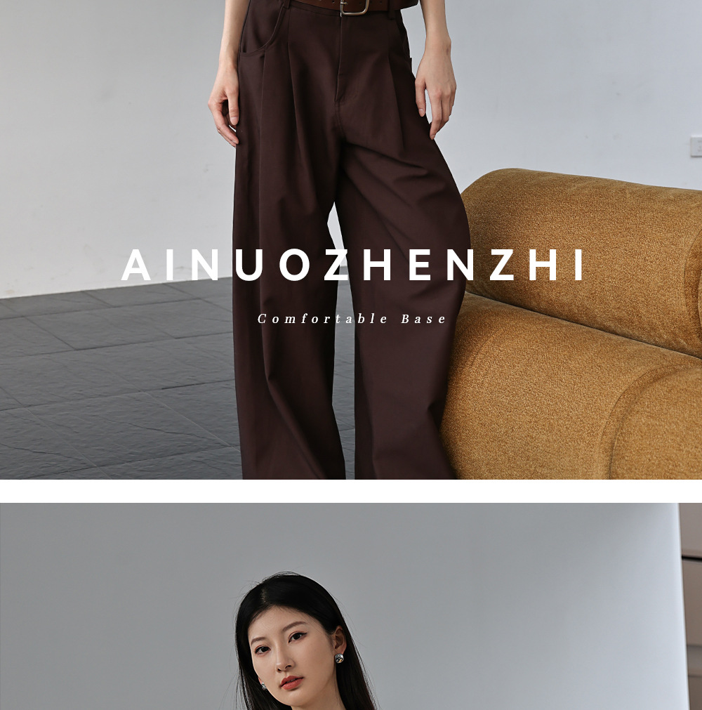 纯色棉亚麻圆领T恤女式春夏季薄款宽松上衣正肩显瘦套头休闲短袖详情41
