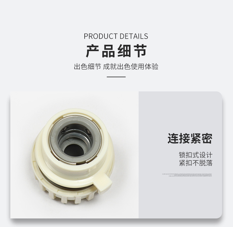 New 3/4 steel ball washing machine connector, 6-minute quick faucet connector pic 6