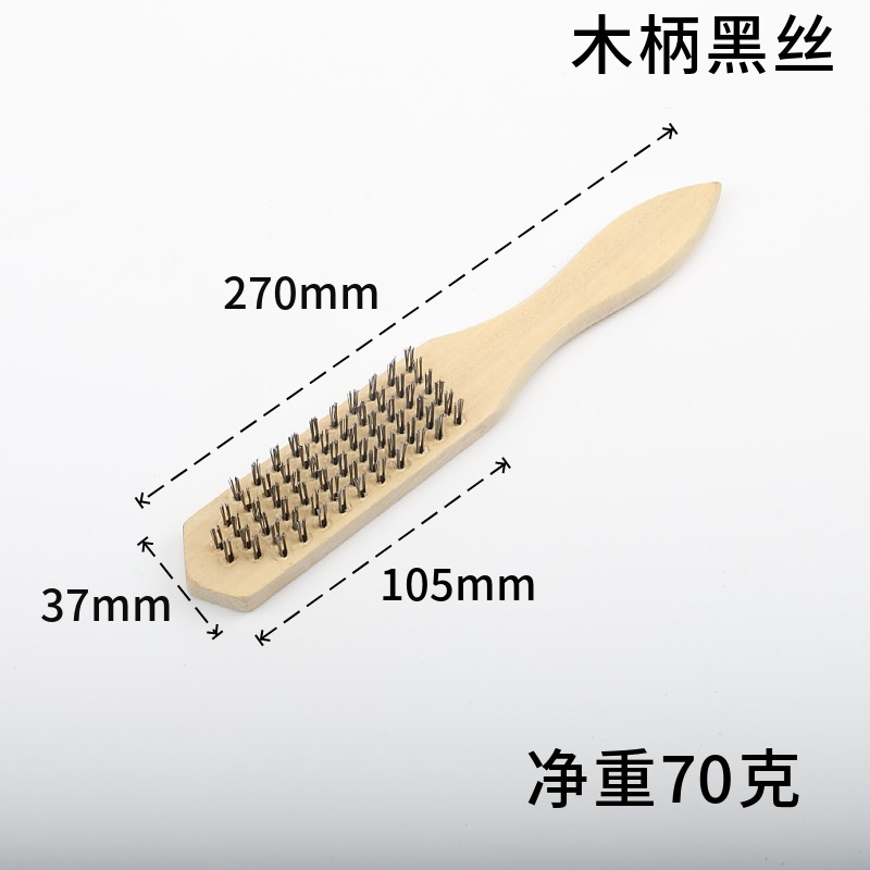 Wholesale of wooden handle steel wire brushes, rust removal brushes, fish scale brushes, grinding, rust removal, polishing and cleaning tool brushes from the manufacturer pic 12