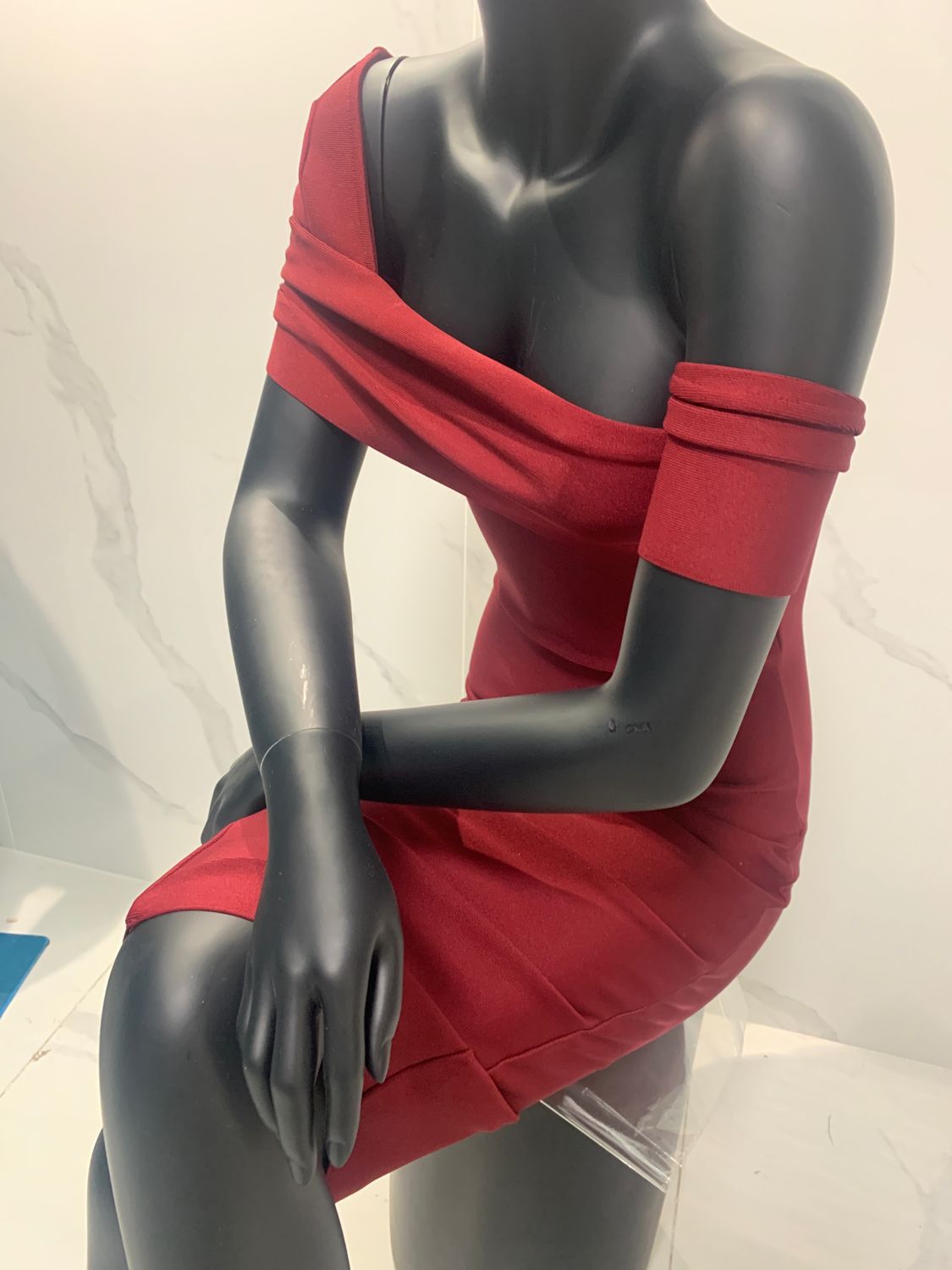 红色礼服设计感包臀裙连衣裙欧美夏季高级感时尚新年修身女装女详情10