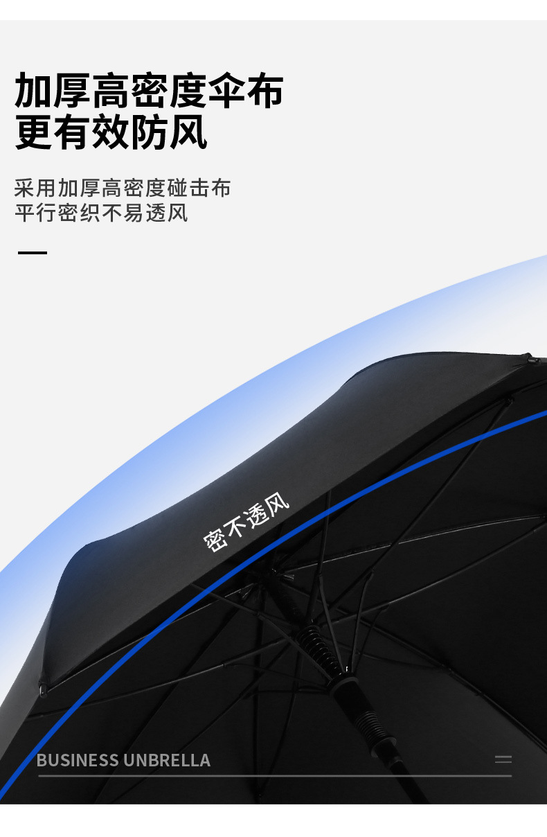 长柄雨伞全自动加固大号商务礼品广告伞批发直杆高尔夫伞定制LOGO详情9