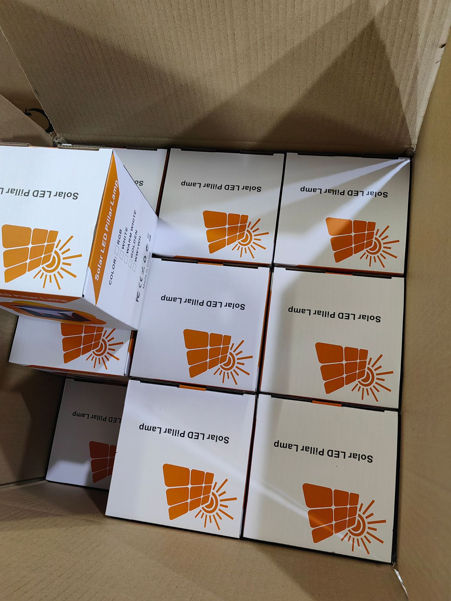 New cross-border solar column head lamp, outdoor fence and fence column lamp, garden simple waterproof outdoor courtyard lamp pic 6