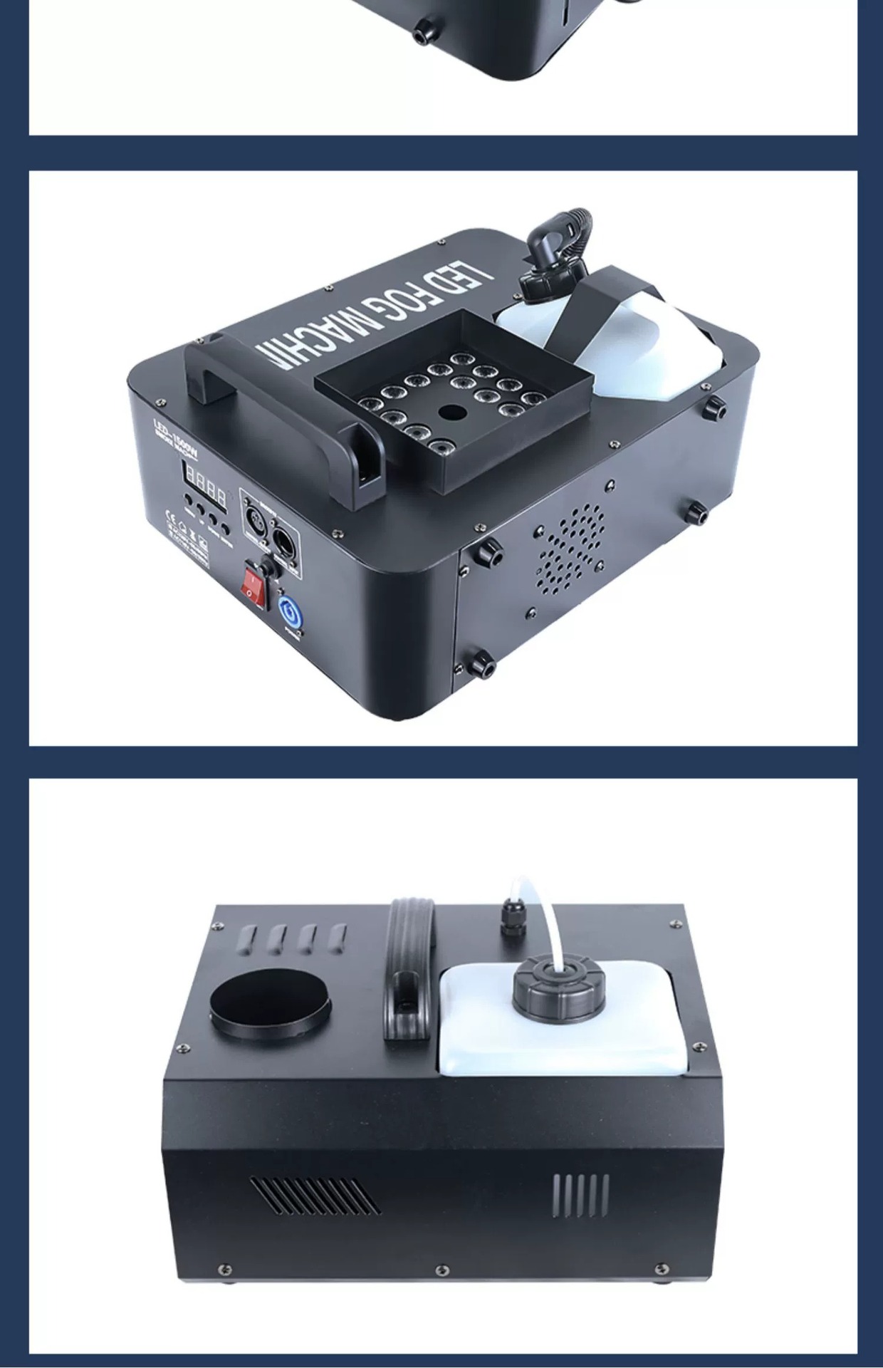 烟雾机1500W气柱烟机酒吧婚庆演出舞台新款LED24颗特效七彩喷烟机详情16