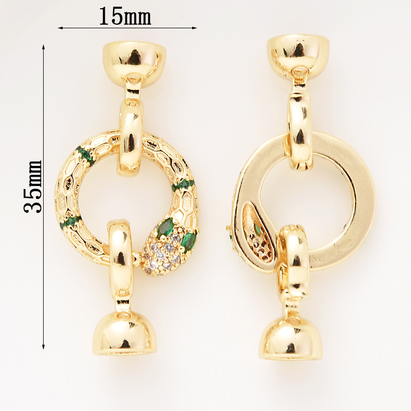 Zhuji pearl necklace buckle 8-shaped buckle, handcrafted end buckle, connecting buckle, mother-and-child buckle, sweater chain, universal buckle, DIY accessories pic 13