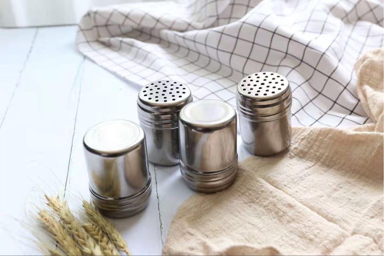 爆款不锈钢调味罐厨房调料盒烧烤调味瓶胡椒粉佐料罐辣椒粉撒料罐详情8