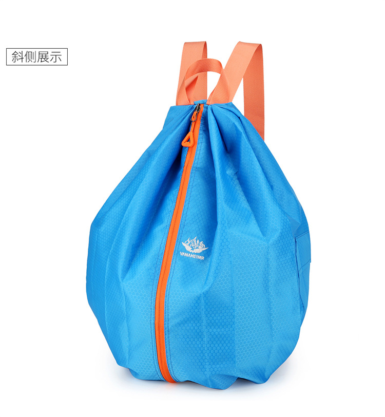 Yitu Warner Heim backpack, foldable portable storage bag, large capacity basketball bag, drawstring bag, drawstring backpack pic 35