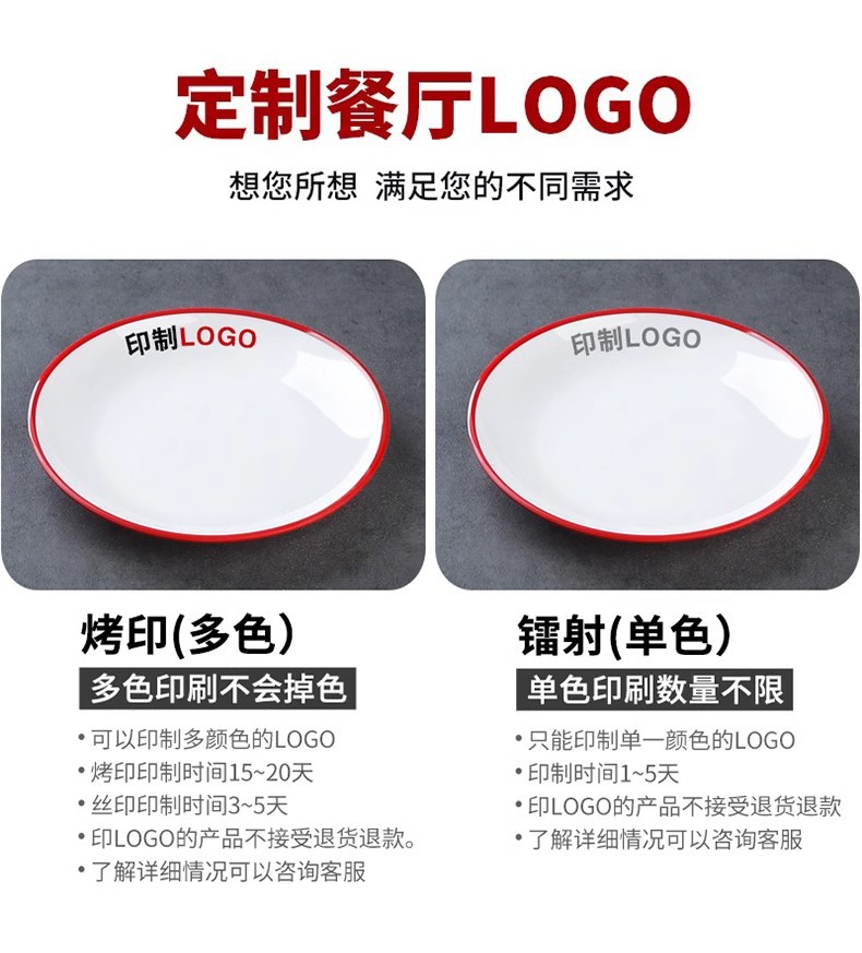 密胺盘子圆形塑料仿瓷圆盘商用餐厅自助快餐盖浇饭盘凉菜骨碟平盘详情15