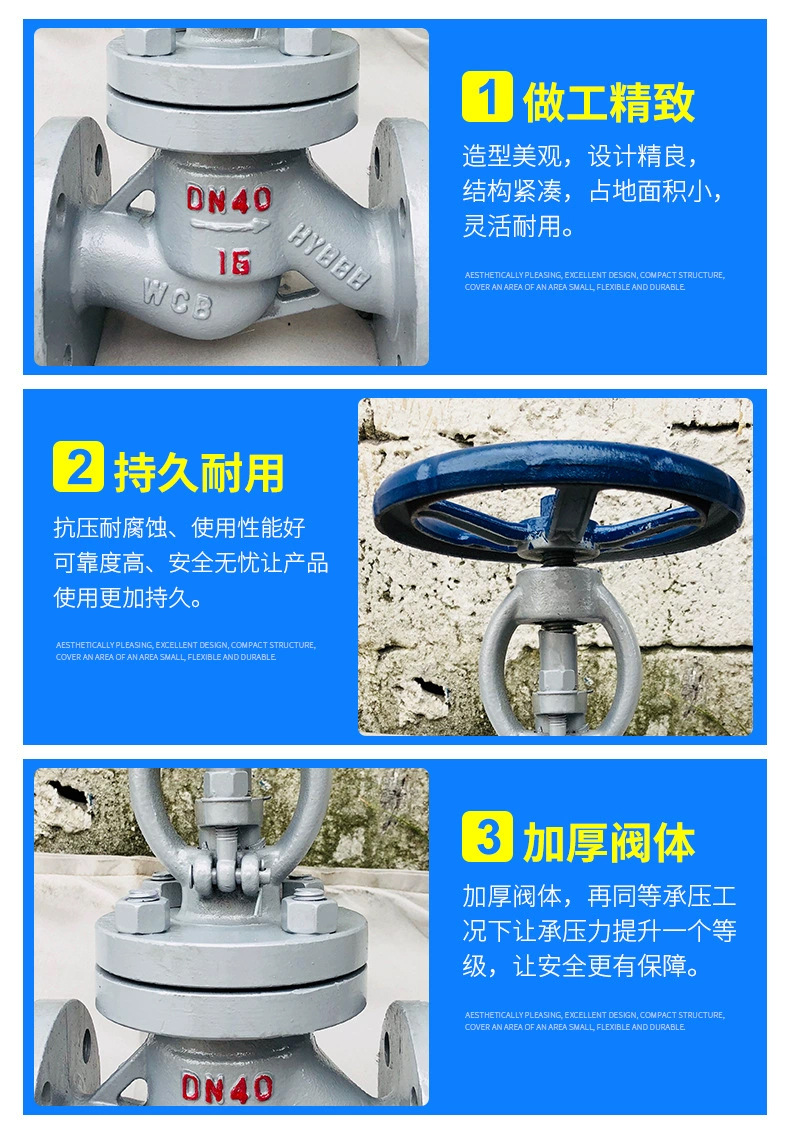 Wholesale cast steel stop valves, steam stop valves and flange stop valves from the manufacturer pic 8