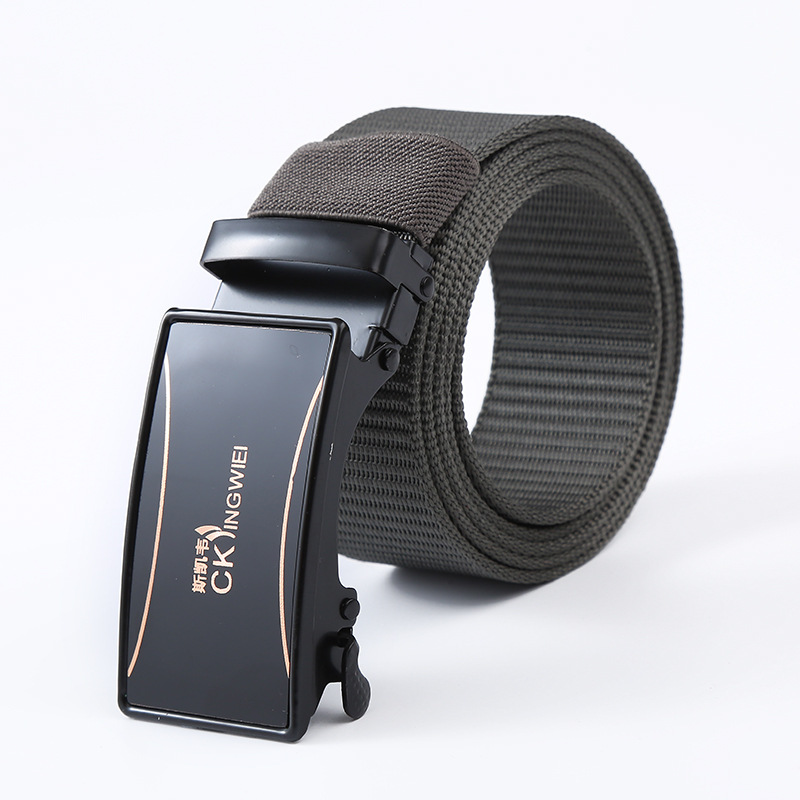 战术仿尼龙腰带仿尼龙翻版牛仔扣自动扣头尼龙腰带厂家直销详情5