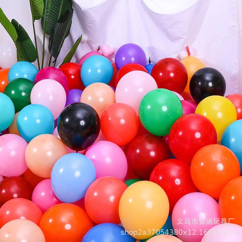 2.2-gram 10-inch thickened balloon birthday party matte latex balloon Wedding decoration scene wedding arrangement pic 10