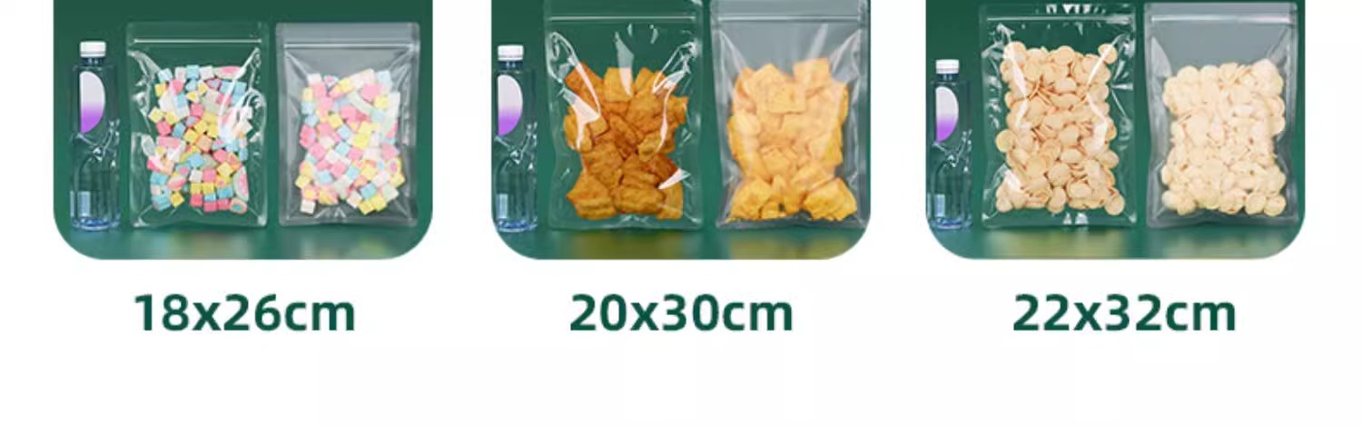 磨砂透明平底自封袋坚果干果分装袋零食密封袋食品花茶封口包装袋详情14