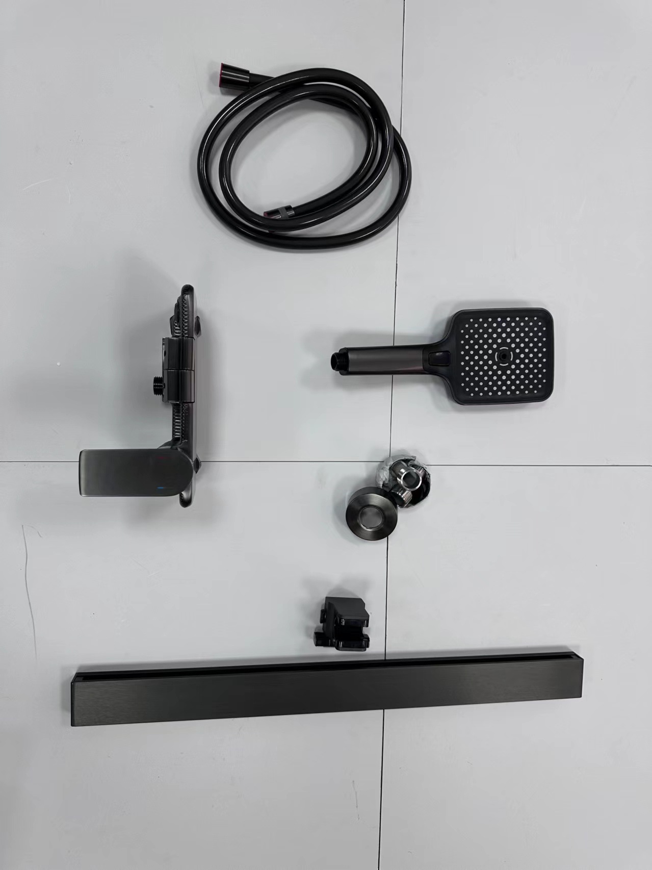 现货全铜无顶喷简易数显淋浴花洒套装家用卫生间分体式沐浴花洒详情13