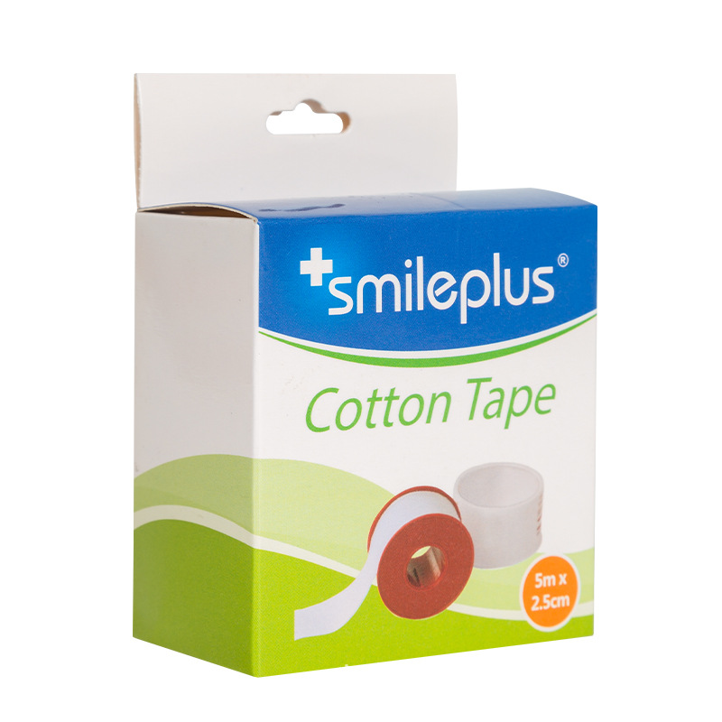 White cotton sports tape (red core, white sleeve) 2.5cm*5m*12 rolls *24 boxes Hot melt adhesive white cotton tape pic 10