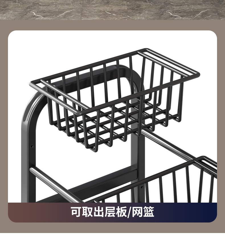厨房下水槽置物架可伸缩橱柜分层下水道柜子收纳架落地多层厨具详情8