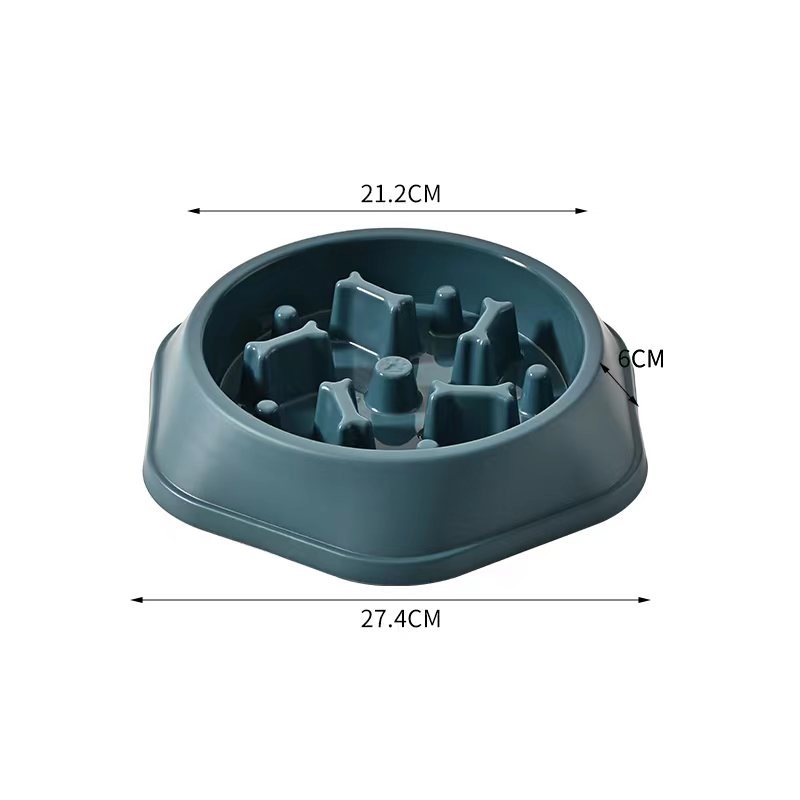 Dog bowl, anti-choking slow food bowl, large and medium-sized dog feeder bowl, cat food bowl, dog food anti-tipping, pet supplies pic 1