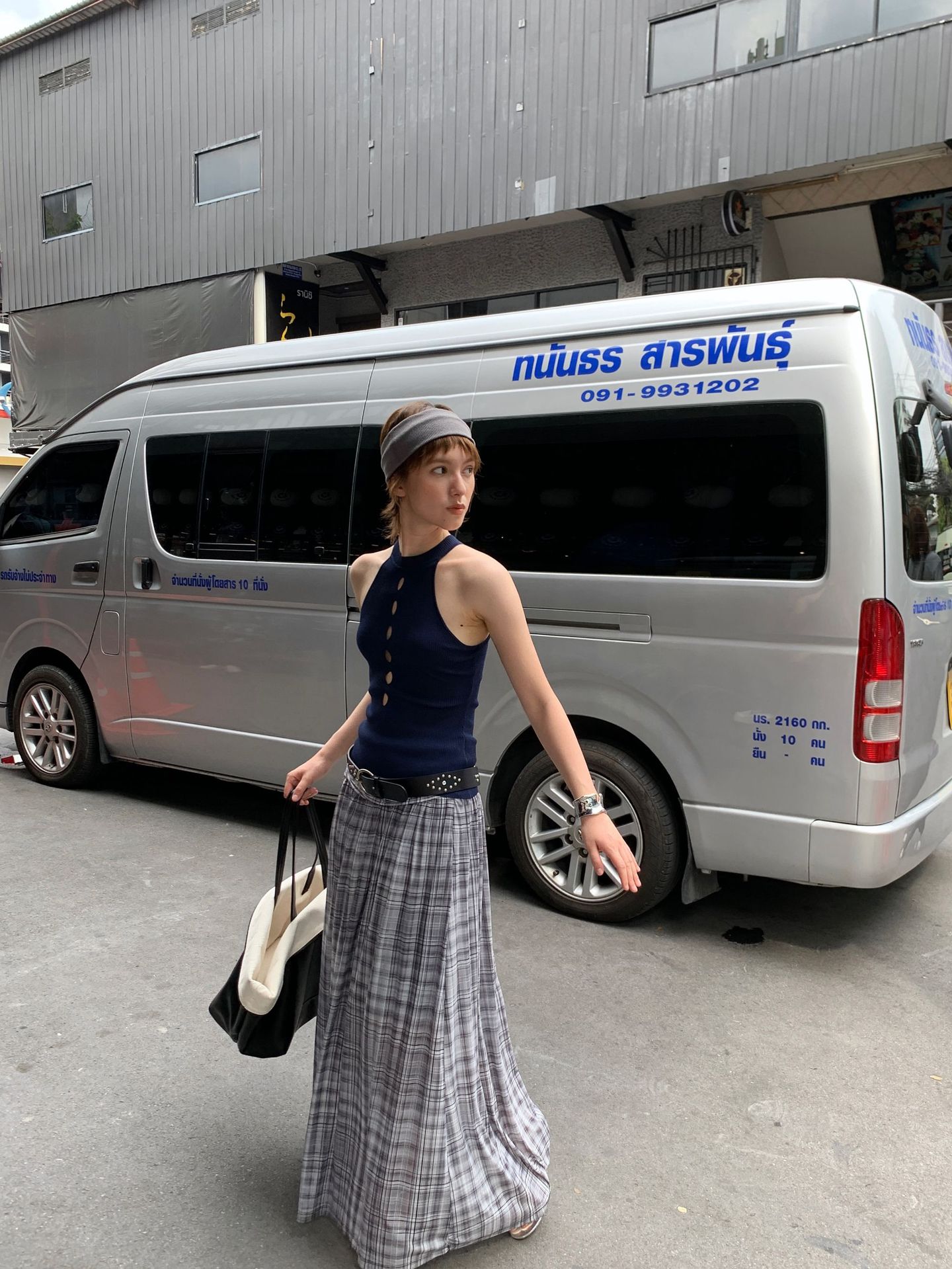 UNITY MODE Sweet and cool Tencel cut-out stand-up collar vest for summer girls, slimming and form-fitting sweater pic 16