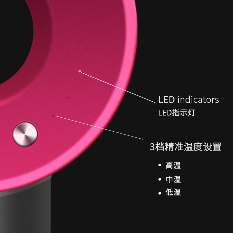 Kuaishou Xiaohongshu high-speed hair dryer, household high-power negative ion bladeless hollow air blower for hair salons pic 18