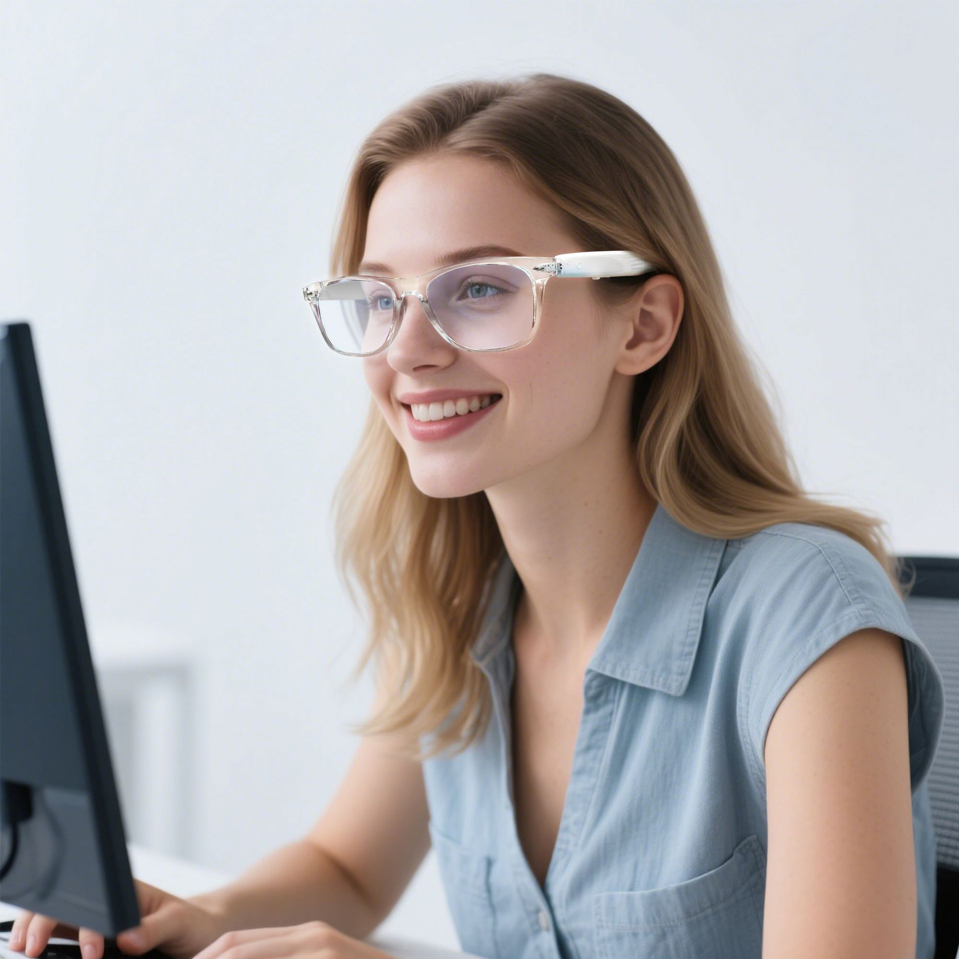 The new F16 AI translation Bluetooth glasses offer real-time translation in over 100 languages and are smart glasses for listening to music and making calls pic 47