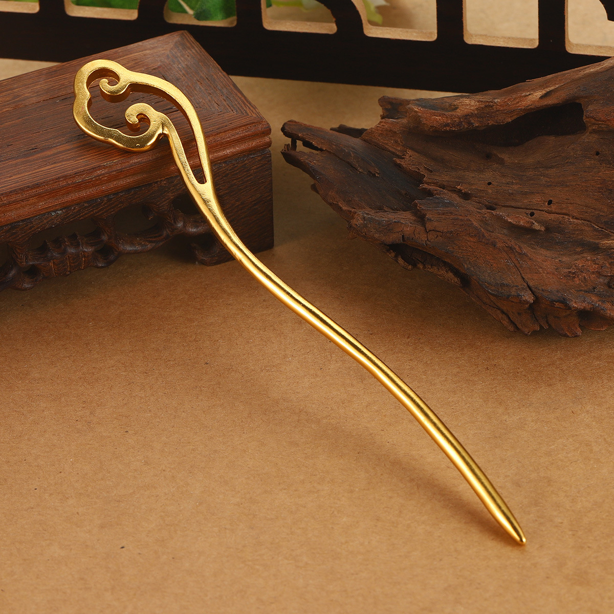 New Chinese-style hollowed-out flower and auspicious cloud hairpins, retro headwear accessories, Hanfu and cheongsam versatile hairpins, courtly ancient style ladies pic 39