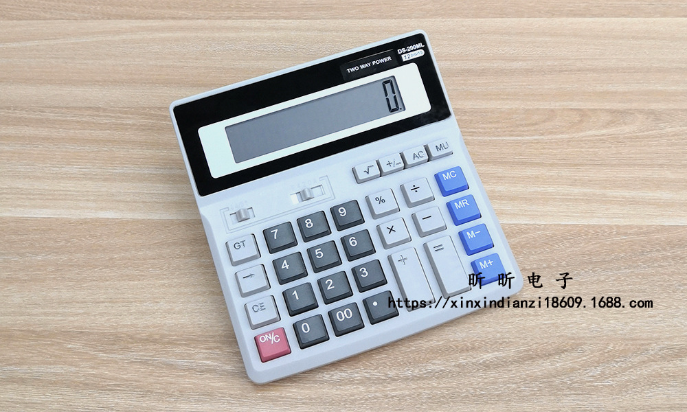 200ML large solar-powered office calculator, financial accounting, commercial cross-border computer wholesale pic 1