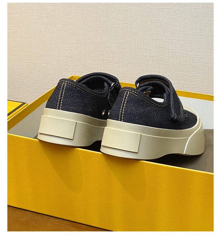 赵露思同款法式丑萌mona玛丽珍鞋2023年复古厚底小白鞋大头单鞋详情13