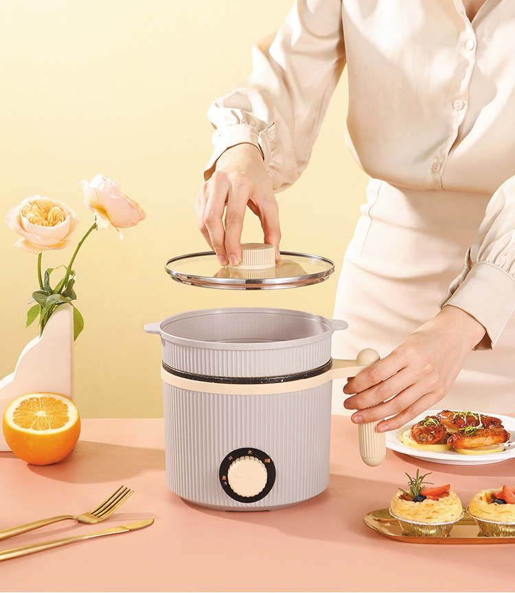 电煮锅小电锅宿舍学生煮面锅多功能家用电锅子单人电热火锅详情19