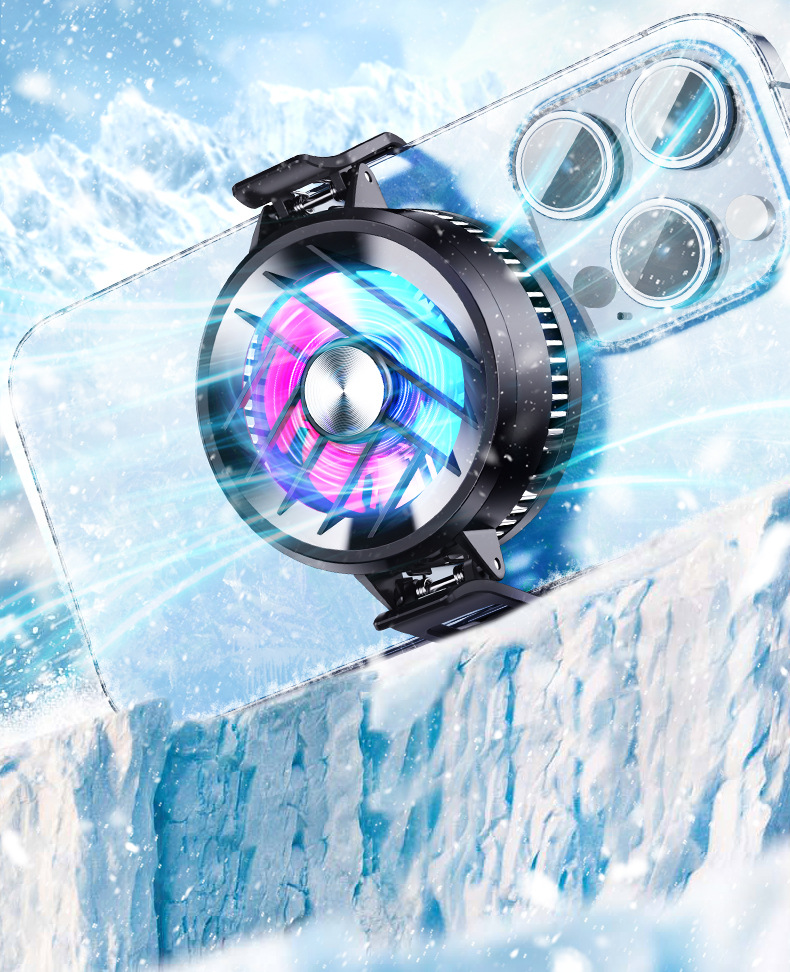 Cross-border 2025 Bestseller AI inverter mobile Phone Cooler Semiconductor Ice Magnetic live-streaming cooling cooler Kuaishou pic 27