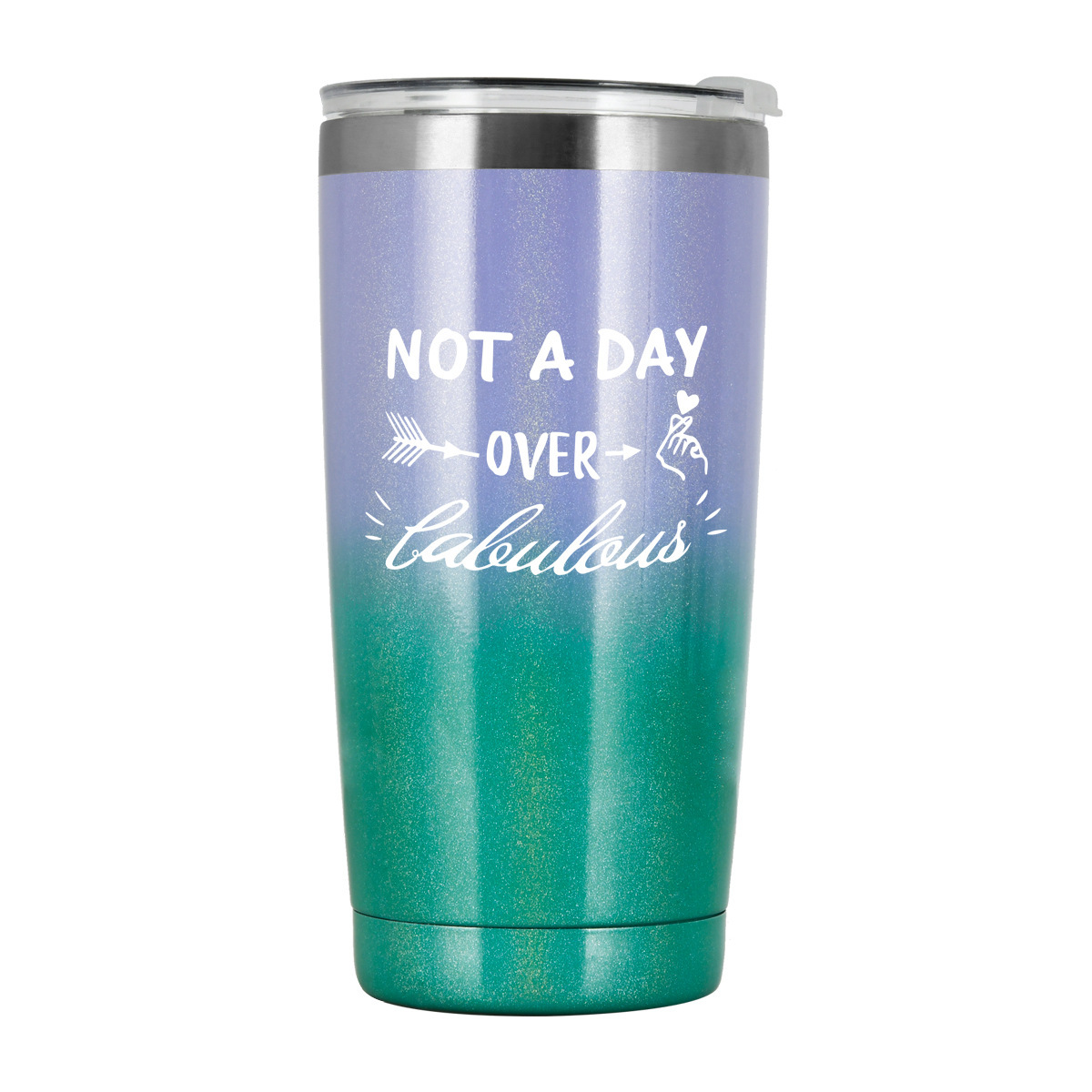 Cross-border NOT A DAY 304 stainless steel 20oz insulated cup, summer ice king cup, vacuum double-layer cup wholesale pic 7