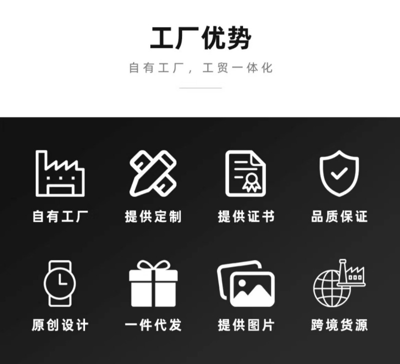 跨境热销商务电子表大表盘朋克防水夜光日期多功能石英表工厂批发详情4