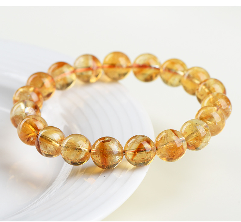 Jiuya Crystal Natural Yellow Asai Bracelet, Asai Stele Yellow Crystal, Asai Rainbow Crystal Bracelet wholesale pic 20