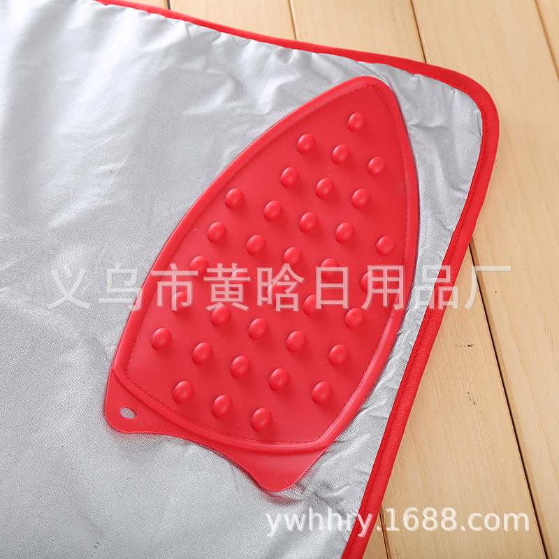 【 Chi Jia 】 All-cotton silver-coated high-temperature resistant ironing pad, foldable portable ironing pad pic 3