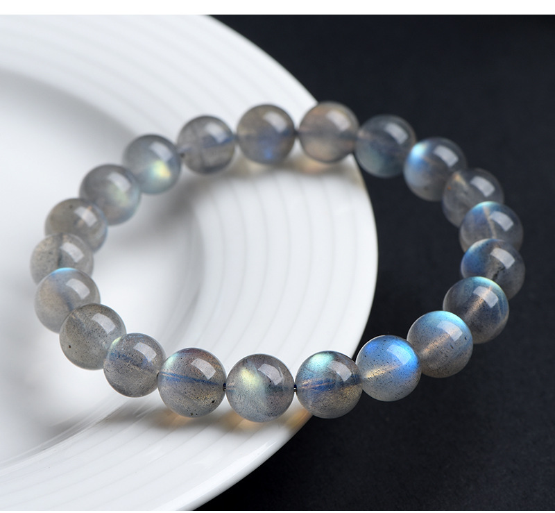 Jiuya Crystal 7a Grade Natural grey Moonstone loose beads Feldspar semi-finished DIY jewelry bead wholesale pic 23