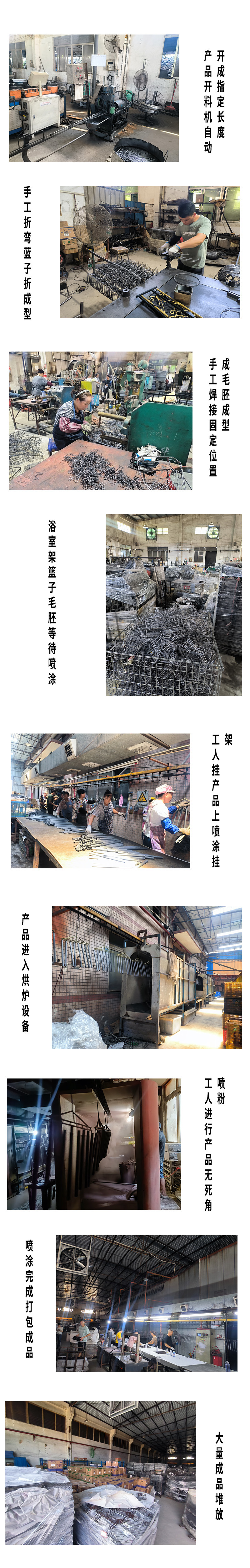 佛山鑫健威厂家直销浴室架五金顶天立地收纳架子热款卫浴收纳架详情12