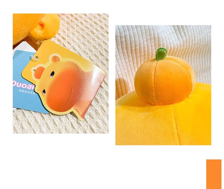 正版多爱水豚噜噜毛绒玩具公仔挂件小玩偶睡觉布娃娃搞怪生日礼物详情10