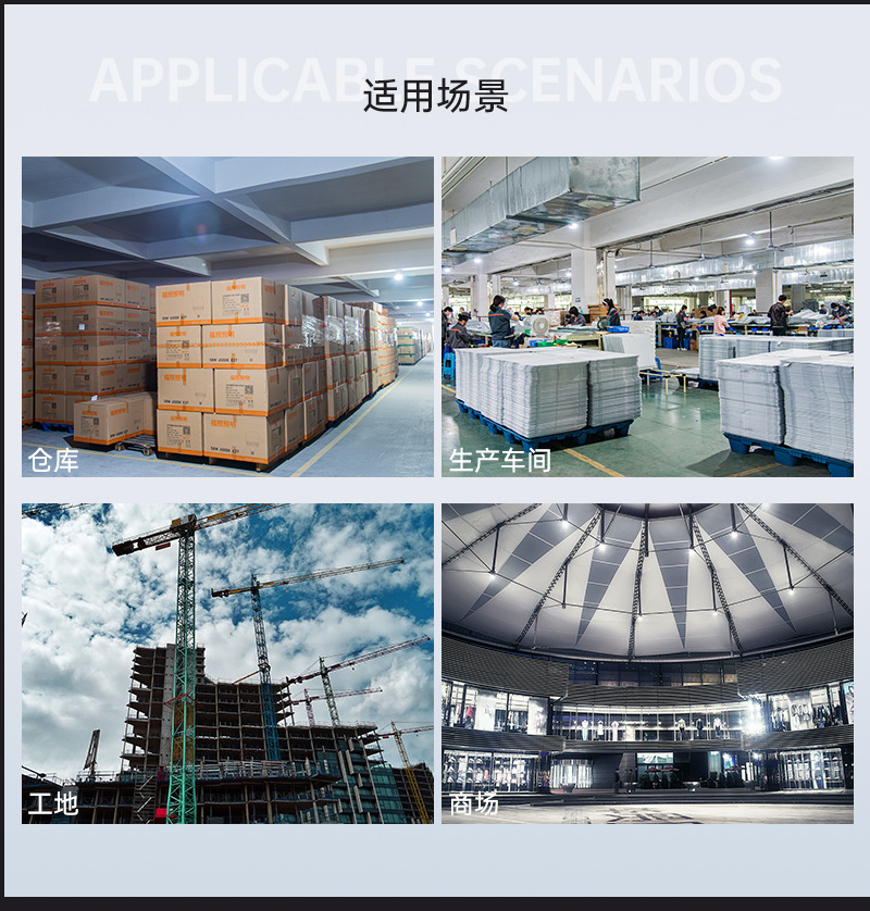 Aletas de alta potencia disipación de calor bombillas LED iluminación súper brillante sitio de construcción planta de iluminación diseño E27 tornillo bola espuma pic 10