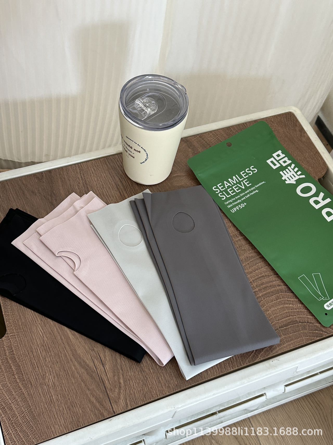 夏季户外防晒BANAPRO无痕防晒袖防紫外线骑行旅行冰丝袖套批发详情4