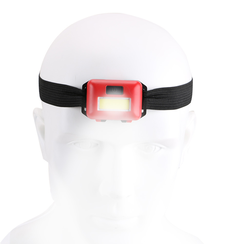 Cross-border COB headlamp LED outdoor lighting integrated lamp 3AAA mini head-mounted flashlight strong head lamp pic 4