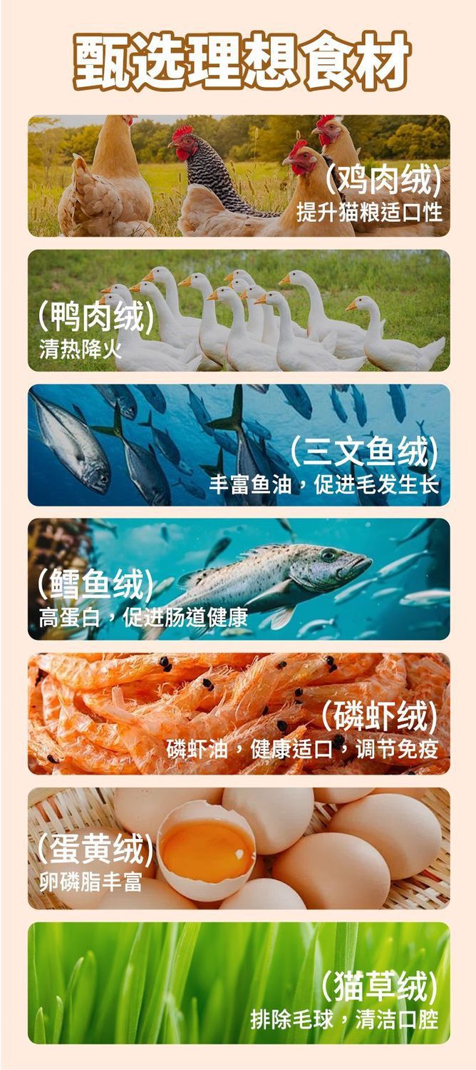 贝卓肉绒夹心猫粮流浪猫猫咪成猫幼猫通用型增肥发腮批发高营养详情8