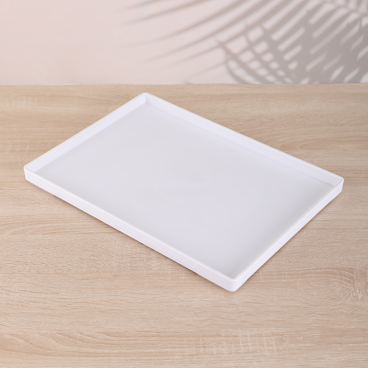 New simple rectangular plastic trays, guest room tea trays, hotel and guesthouse storage trays, and cafeteria food delivery trays pic 4