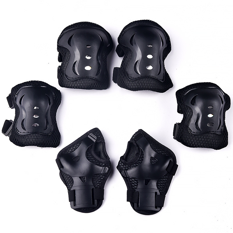 儿童运动骑行护具6件套装滑板自行车平衡车溜冰轮滑蝴蝶护膝护肘详情10