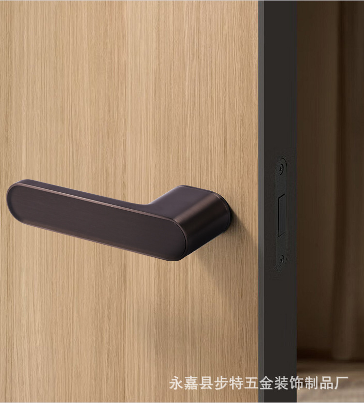 极简生态门锁室内意式磁吸静音门锁卧室门锁一体锁简约房间门锁具详情6