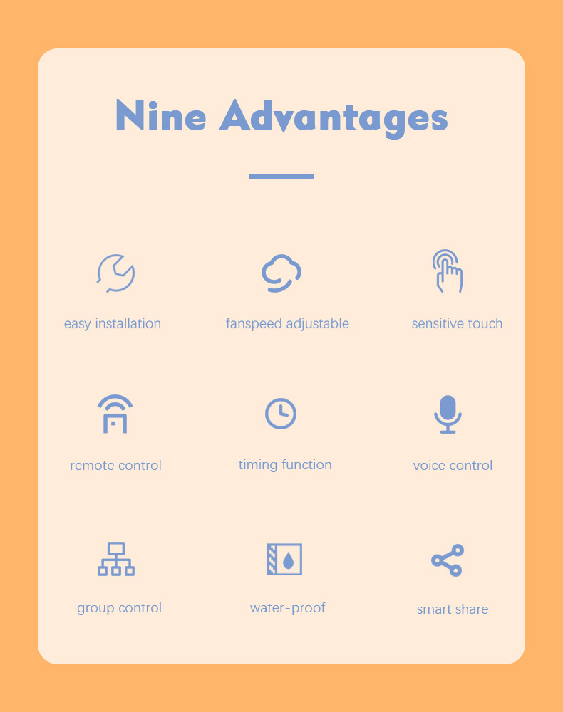 Tuya smart switch, European standard smart switch, WIFI fan light switch, digital display smart switch pic 2