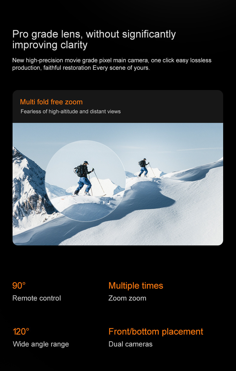 Cross-border 872 drone brushless with 4.5-inch screen remote control GPS obstacle avoidance high-definition aerial photography remote control aircraft pic 6