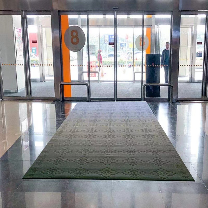Wedding commercial corridor carpet, water-absorbing and anti-slip stair treads, opening entrance, welcome red, cross-border export faux cashmere carpet floor MATS, cross-border e-commerce loose silk gradient floor MATS, entrance carpet, one-piece consignment, water-absorbing carpet pic 8