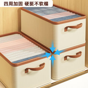衣物整理箱家用布艺卧室衣服收纳盒抽屉式衣柜桌面收纳裤子收纳箱详情11