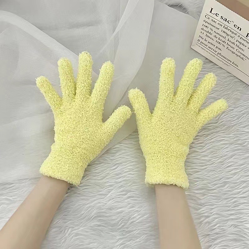 Новые прелестные бобры, мягкие перчатки, коралловые перчатки, студенческие перчатки, которые согревают женщин зимой pic 11