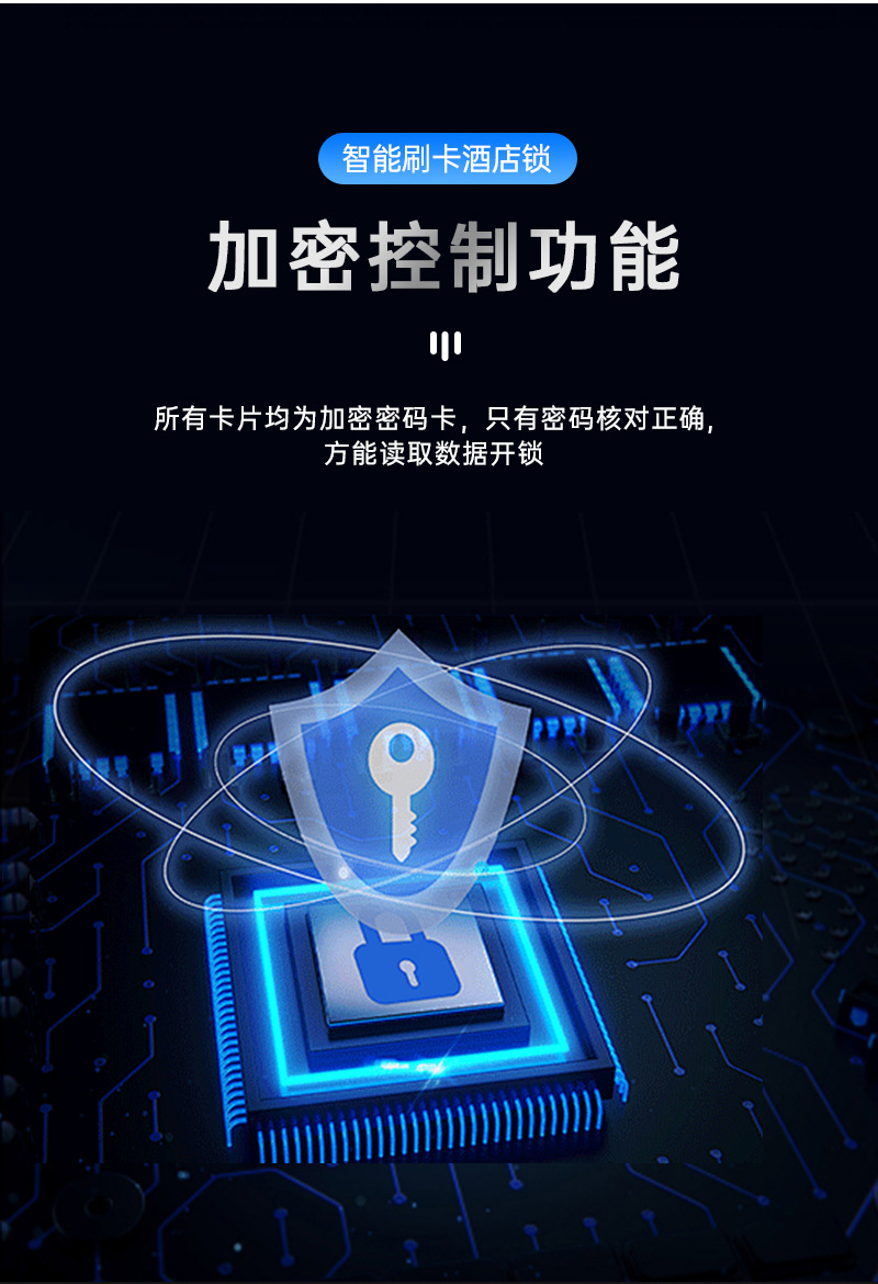 同创酒店门锁工厂酒店刷卡锁磁卡感应锁宾馆门锁304不锈钢酒店锁详情9