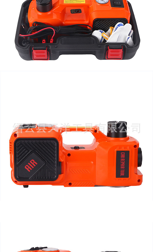 批发电动千斤顶小轿车汽车用电动千斤顶车载设备12V千斤顶套装详情6