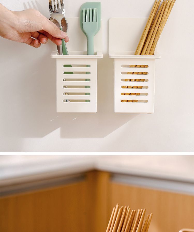 筷子收纳壁挂式筷子笼筷子筒家用壁挂式收纳筒家居悬挂收纳篮详情12